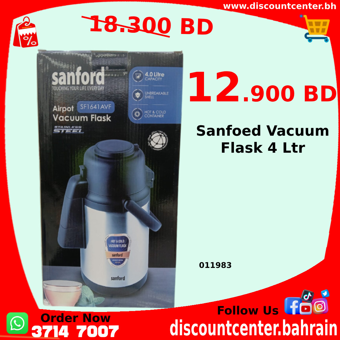 Sanford Vacuum Flask 4 Ltr