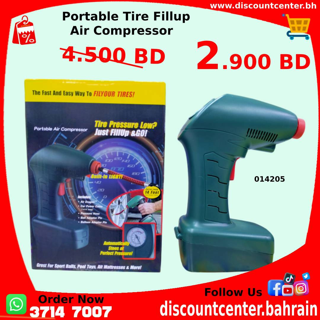 Portable Tire Fillup Air Compressor