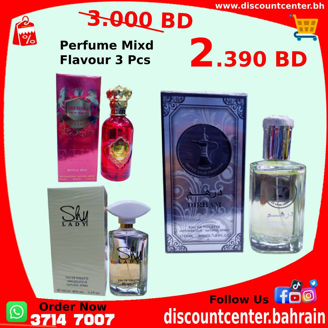 Perfume Mixd Flavour 3 Pcs